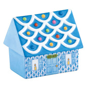 Herend Cozy Gingerbread House Figurines Herend Blue 