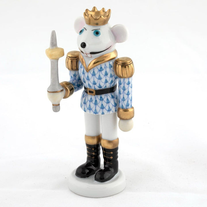 Herend Mouse King Nutcracker Figurine Figurines Herend Blue 