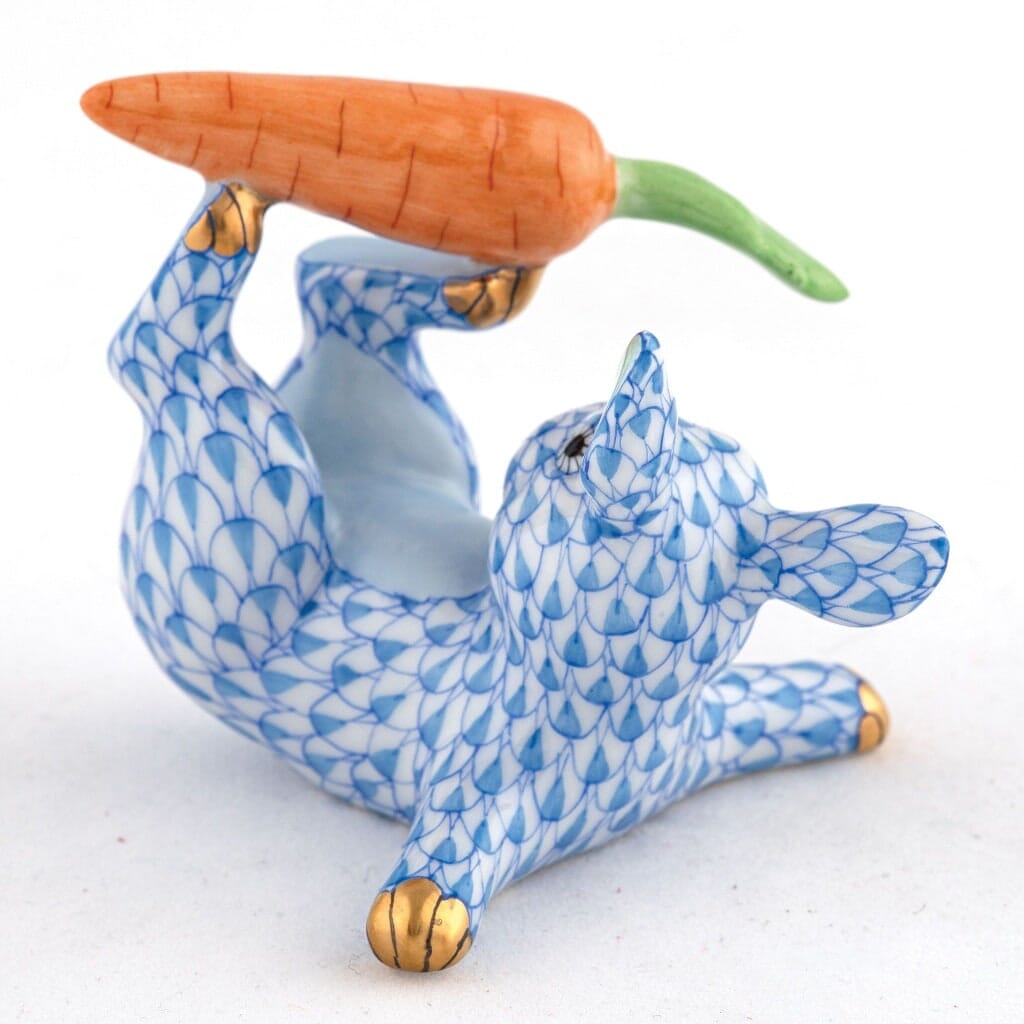 Herend Juggler Bunny Figurine Figurines Herend 