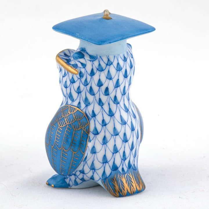 Herend Graduation Owl Figurine Figurines Herend 