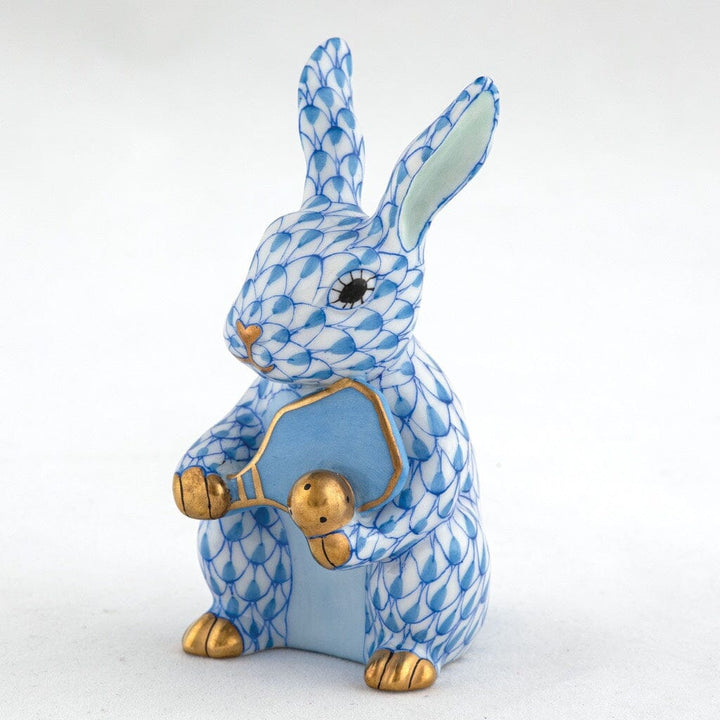 Herend Pickleball Bunny Figurine Figurines Herend 