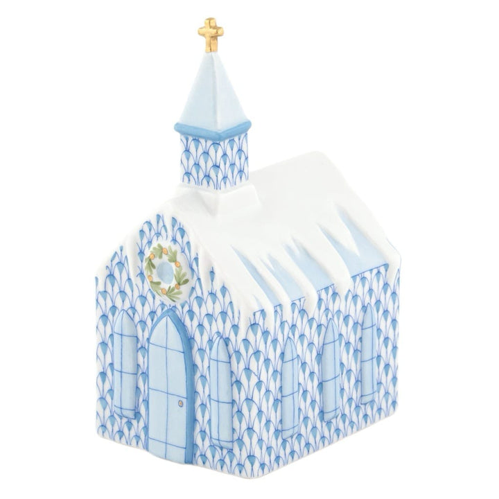 Herend Church Figurine Figurines Herend Blue 