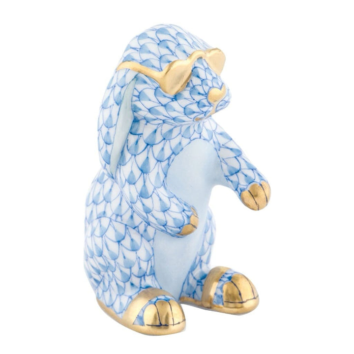 Herend Sunny Bunny Figurine Figurines Herend Blue 