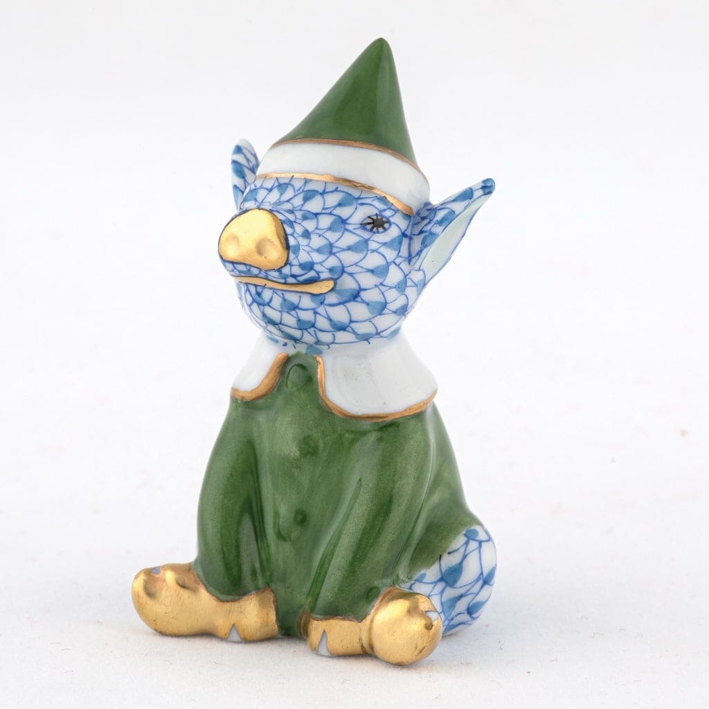 Herend Elf Piggy Figurine Figurines Herend 
