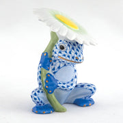 Herend Flower Frog Figurine Figurines Herend Sapphire 