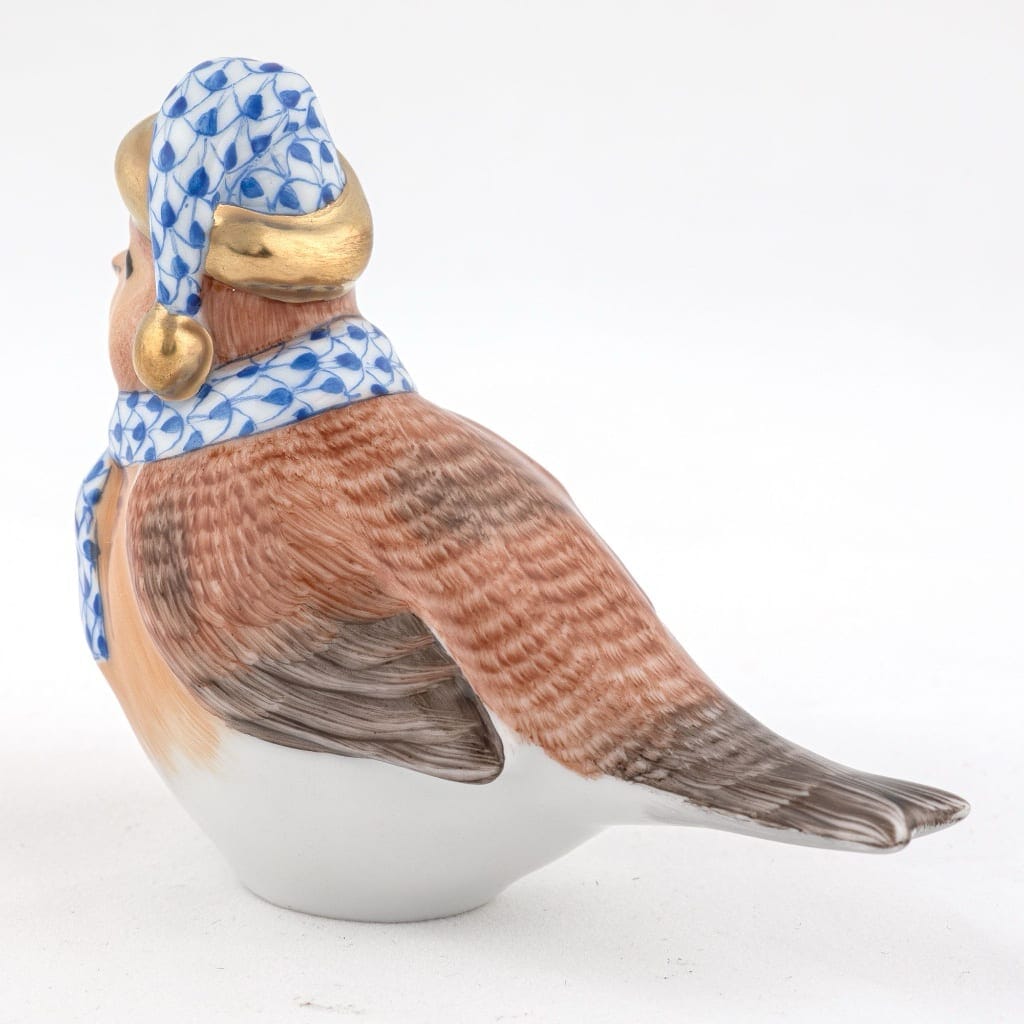 Herend Winter Bird Figurine Figurines Herend 