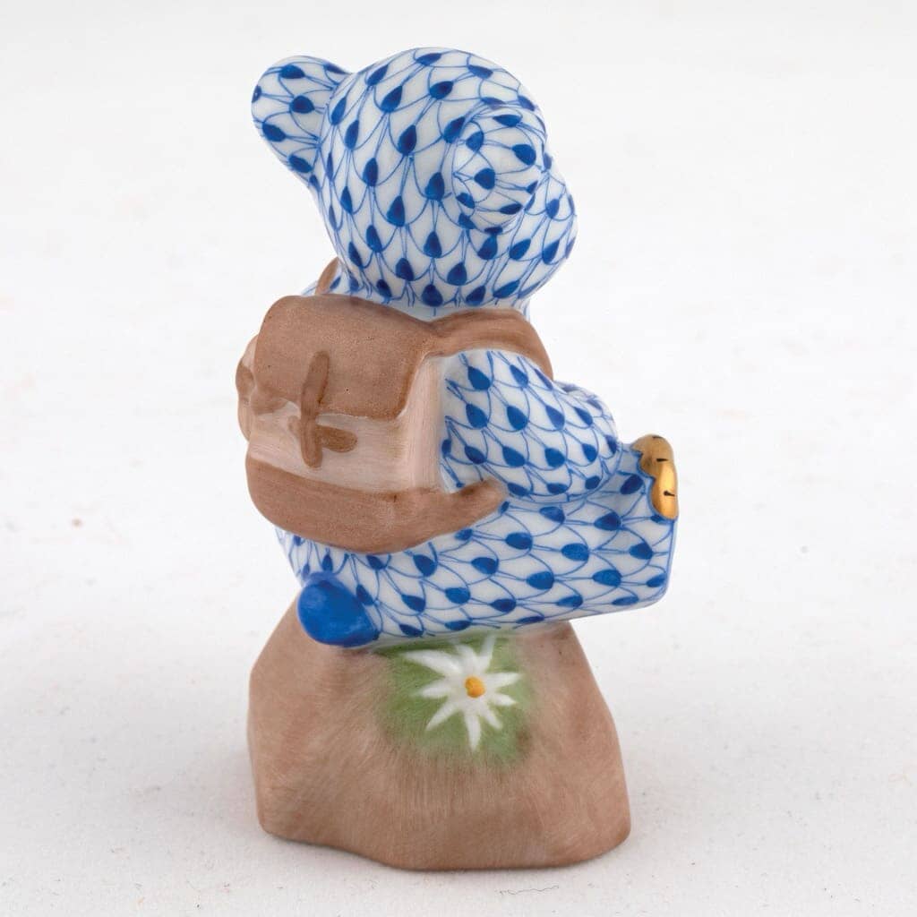 Herend Hiking Bear Figurine Figurines Herend 