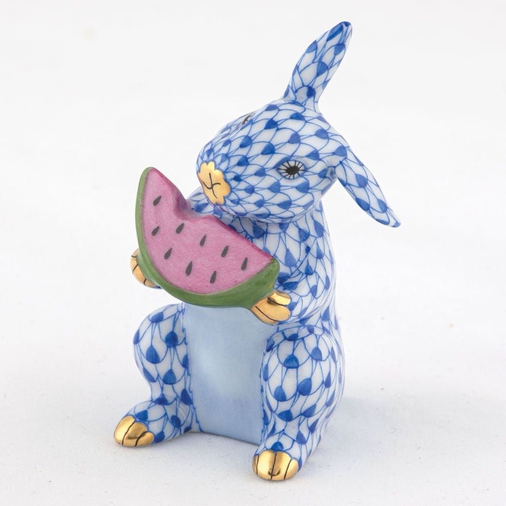 Herend Summer Bunny Figurine Figurines Herend 
