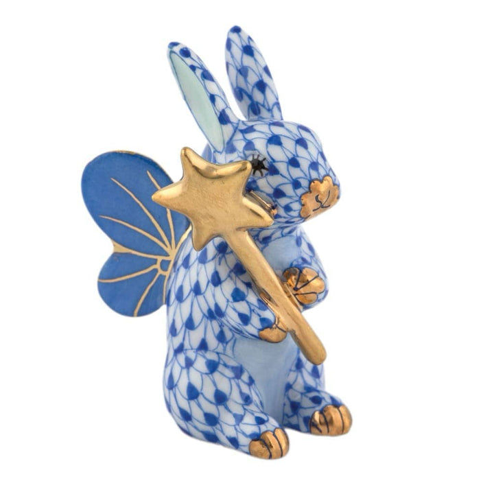 Herend Fairy Bunny Figurine Figurines Herend Sapphire 