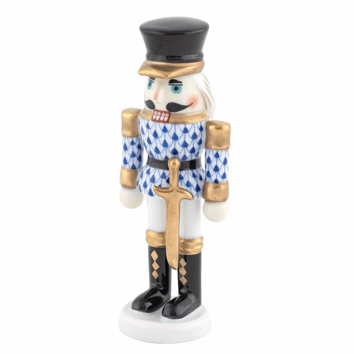Herend Nutcracker With Sword Figurine Figurines Herend Sapphire 