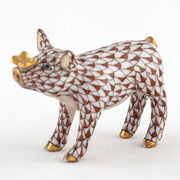 Herend Pig With Butterfly Figurine Figurines Herend Chocolate 