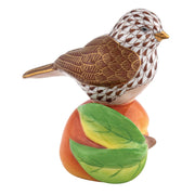 Herend Bird On Peach Figurine Figurines Herend Chocolate 