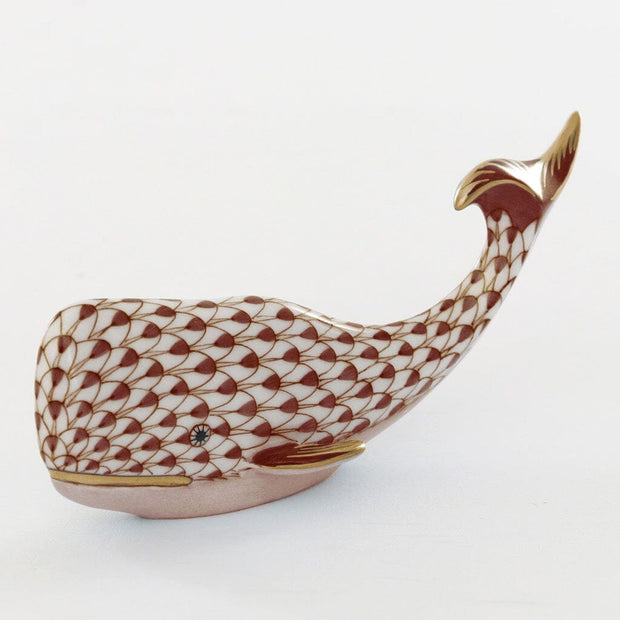 Herend Sperm Whale Figurine Figurines Herend Chocolate 