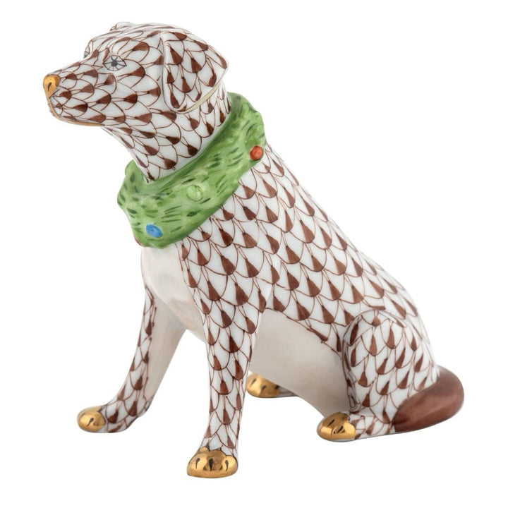 Herend Holiday Dog Figurine Figurines Herend Chocolate 