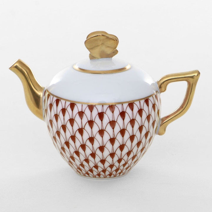 Herend Teapot Figurine Figurines Herend Chocolate 