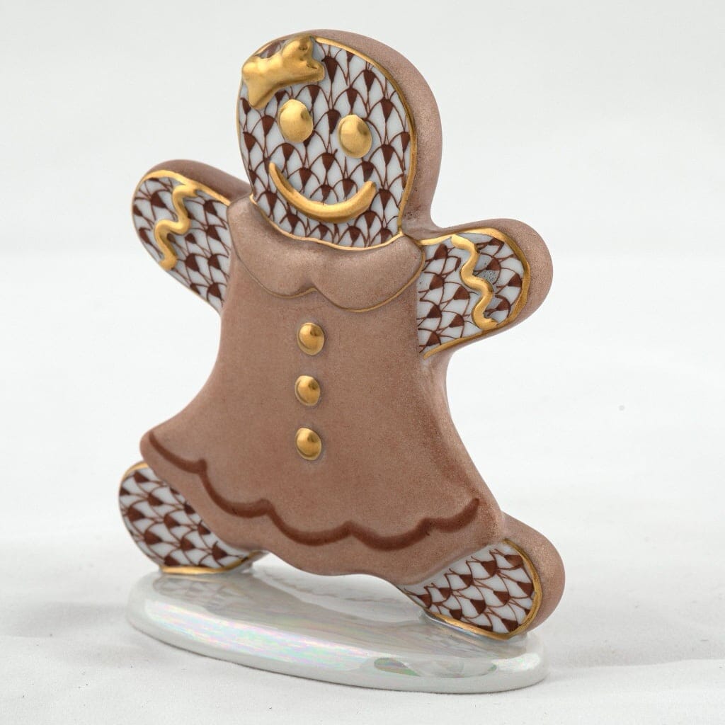 Herend Gingerbread Girl Figurine Figurines Herend 