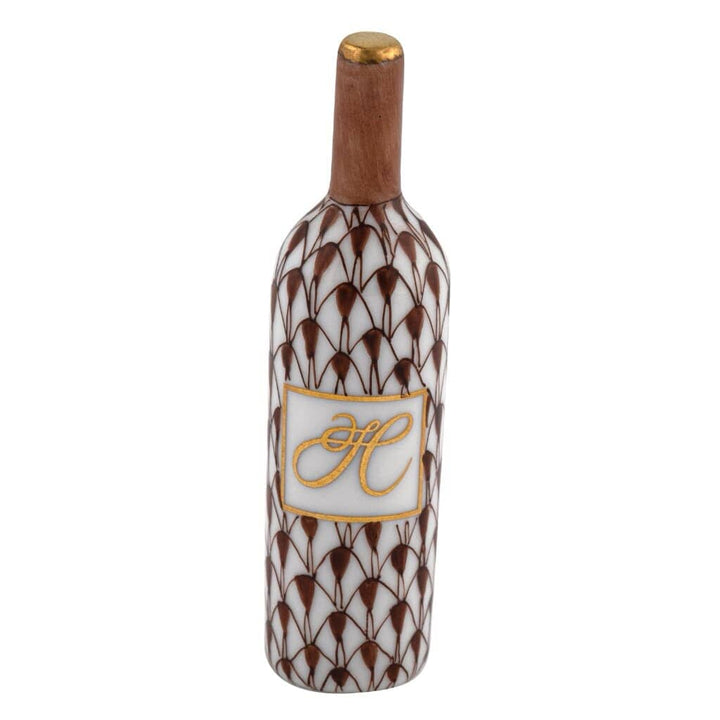 Herend Wine Bottle Figurine Figurines Herend Chocolate 