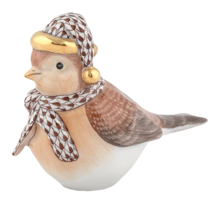 Herend Winter Bird Figurine Figurines Herend Chocolate 