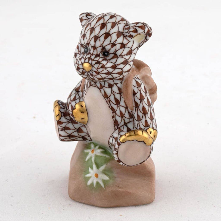 Herend Hiking Bear Figurine Figurines Herend 