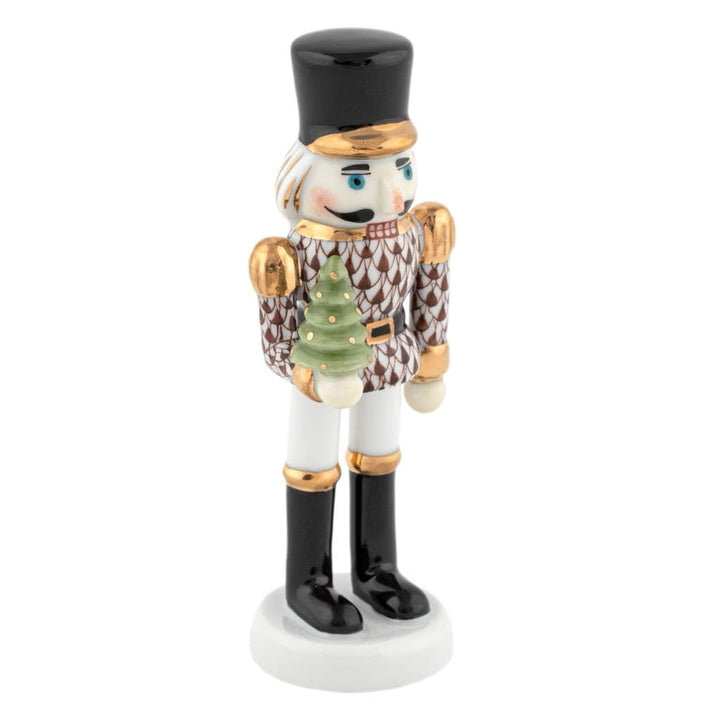 Herend Nutcracker With Christmas Tree Figurine Figurines Herend Chocolate 