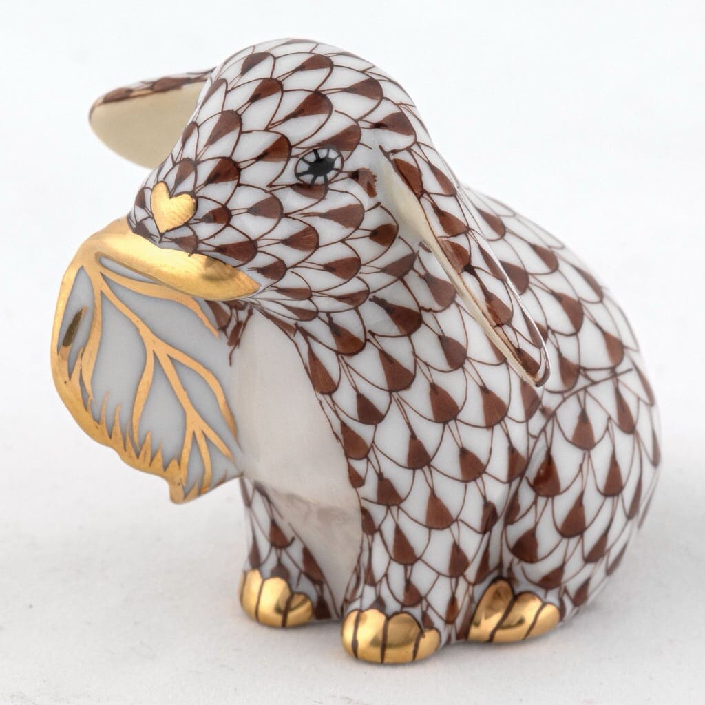 Herend Fall Bunny Figurine Figurines Herend 