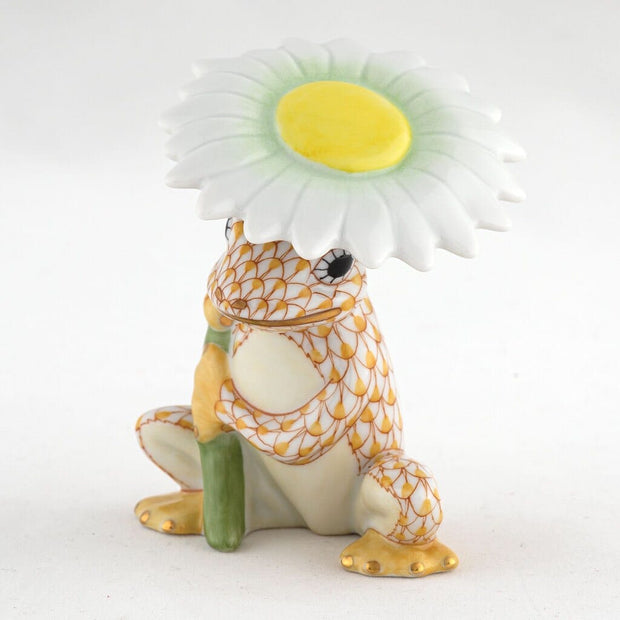 Herend Flower Frog Figurine Figurines Herend 