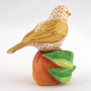 Herend Bird On Peach Figurine Figurines Herend 