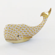 Herend Sperm Whale Figurine Figurines Herend Butterscotch 