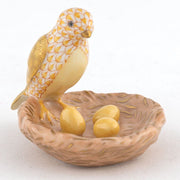 Herend Bird With Nest Figurine Figurines Herend 