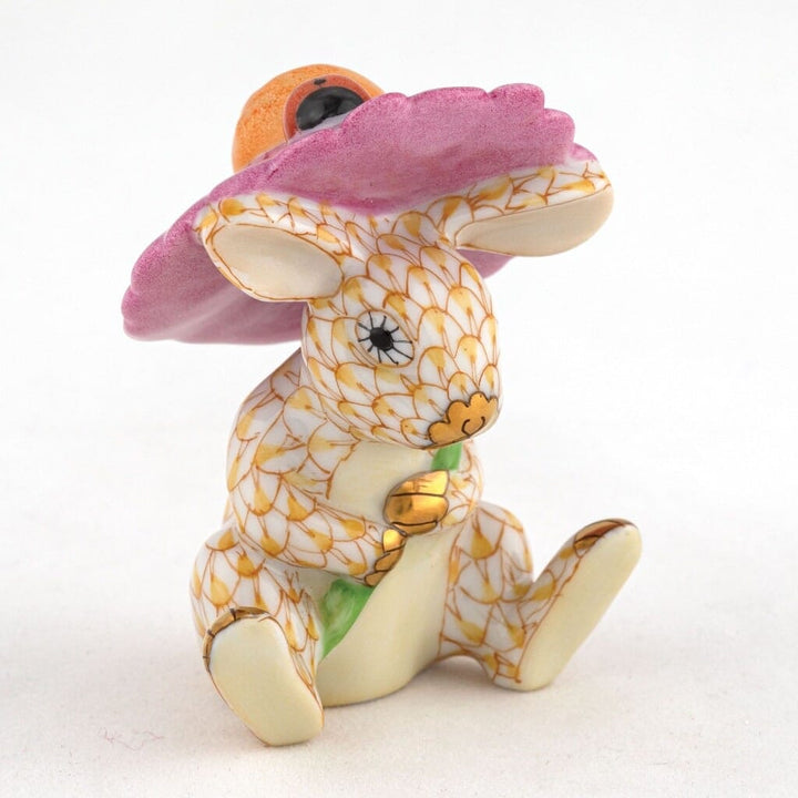 Herend Umbrella Bunny Figurine Figurines Herend Butterscotch 