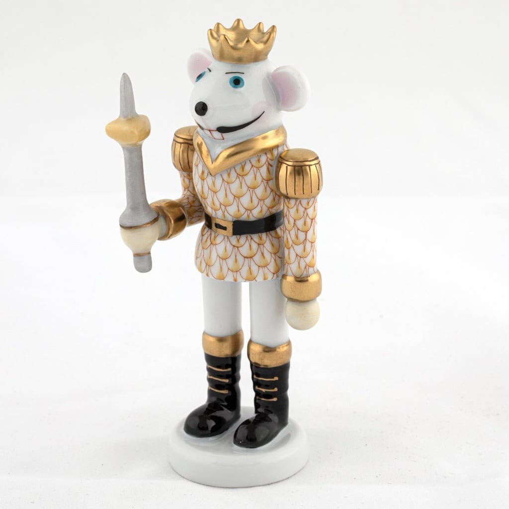 Herend Mouse King Nutcracker Figurine Figurines Herend Butterscotch 
