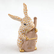 Herend Cello Bunny Figurine Figurines Herend Butterscotch 