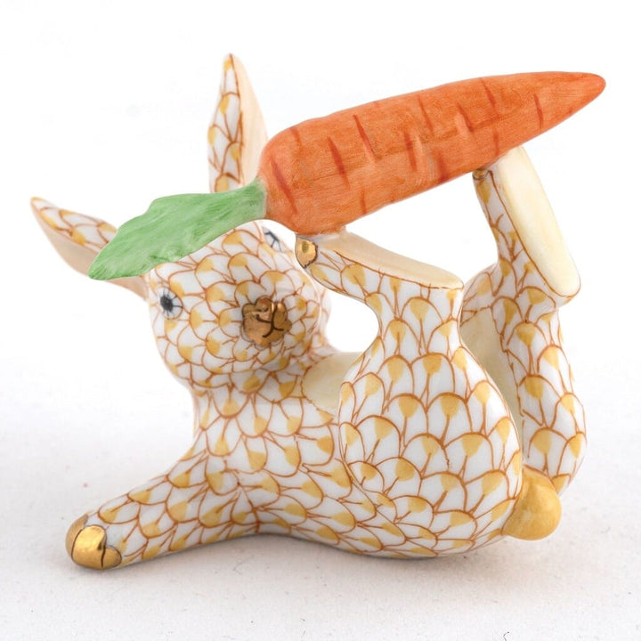 Herend Juggler Bunny Figurine Figurines Herend Butterscotch 
