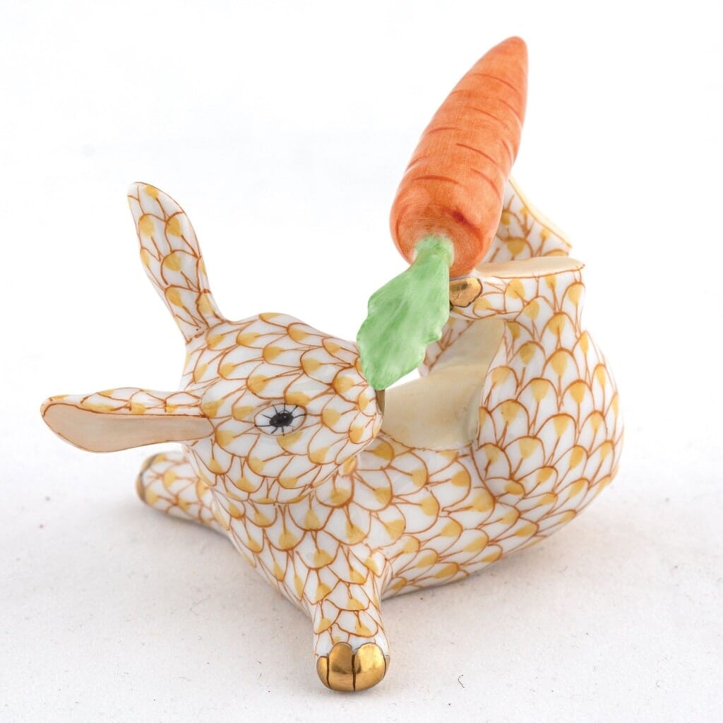 Herend Juggler Bunny Figurine Figurines Herend 
