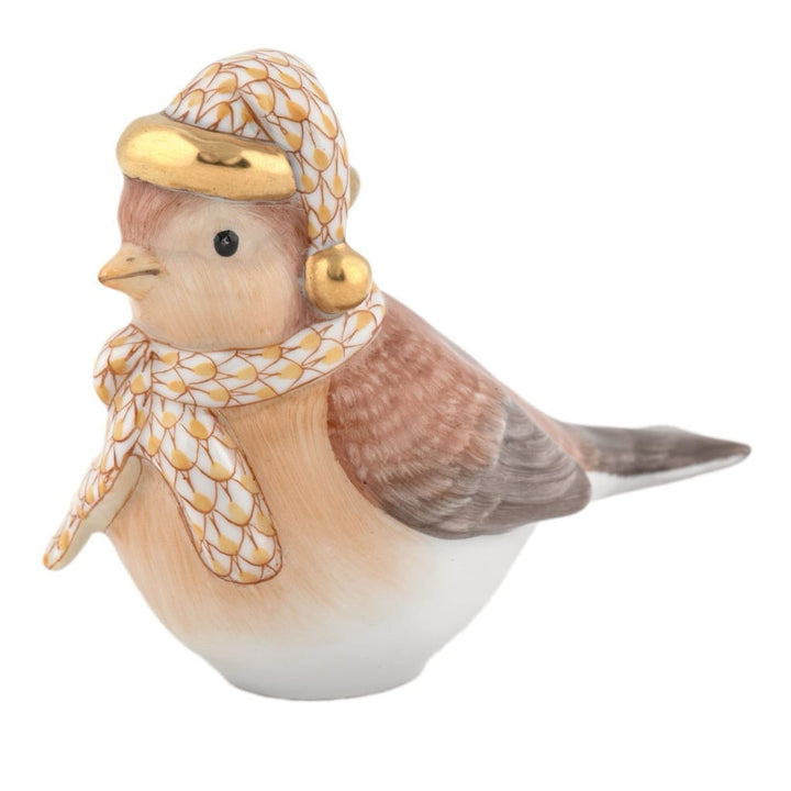 Herend Winter Bird Figurine Figurines Herend Butterscotch 