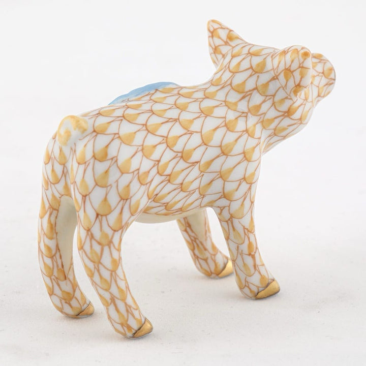 Herend Blue Ribbon Pig Figurine Figurines Herend 