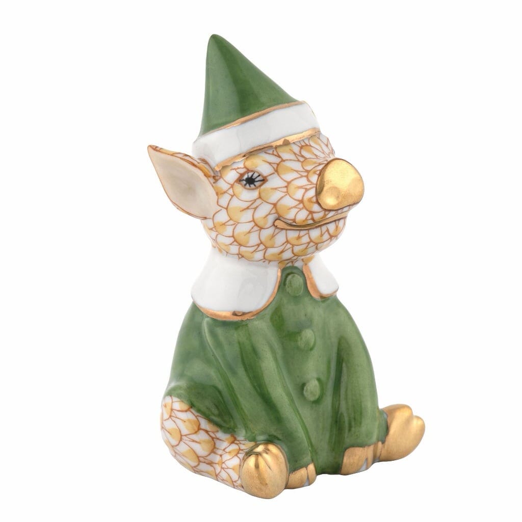 Herend Elf Piggy Figurine Figurines Herend Butterscotch 