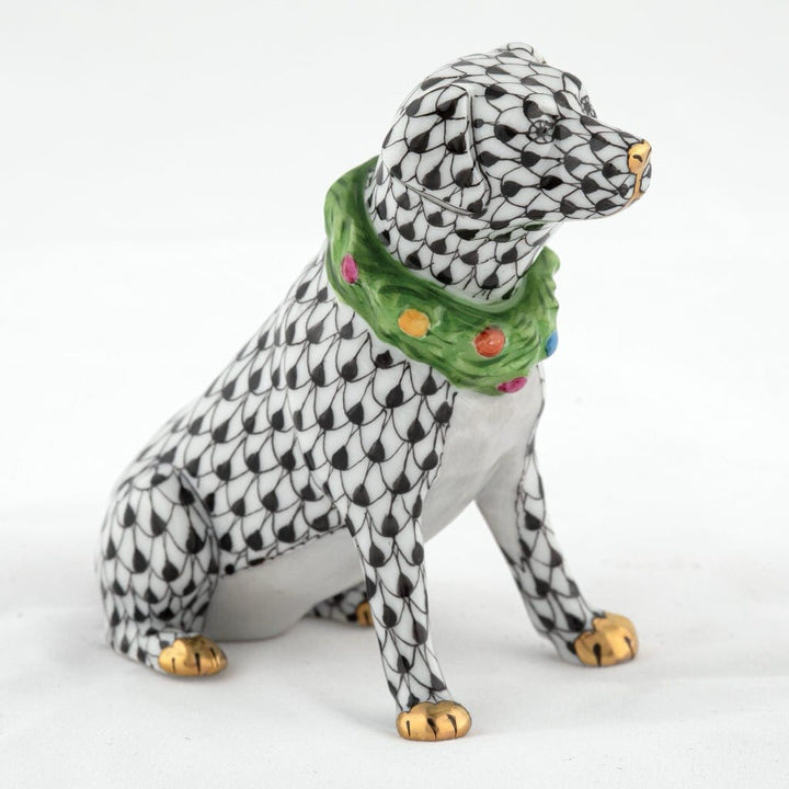 Herend Holiday Dog Figurine Figurines Herend 