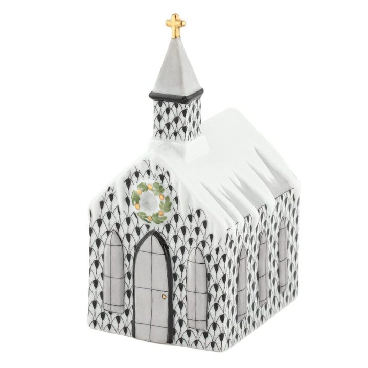 Herend Church Figurine Figurines Herend Black 