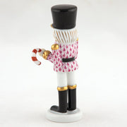 Herend Small Nutcracker With Candy Cane Figurine Figurines Herend 
