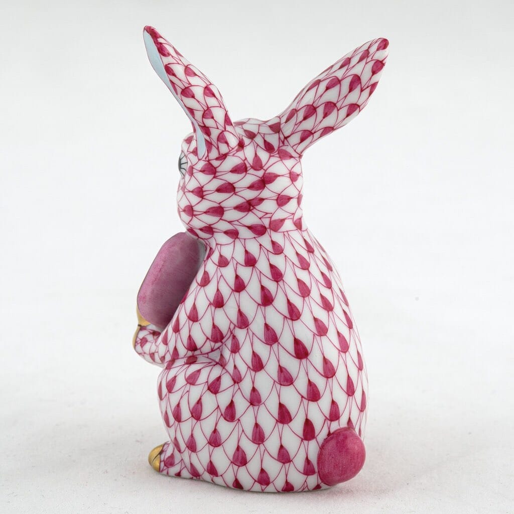 Herend Pickleball Bunny Figurine Figurines Herend 