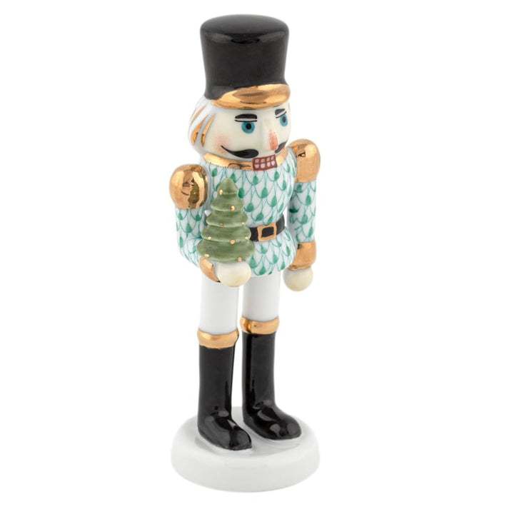 Herend Nutcracker With Christmas Tree Figurine Figurines Herend Green 