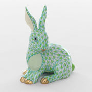 Herend Snowshoe Hare Figurine Figurines Herend Lime Green 