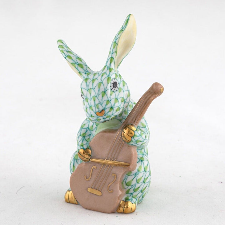 Herend Cello Bunny Figurine Figurines Herend 