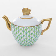 Herend Teapot Figurine Figurines Herend Lime Green 