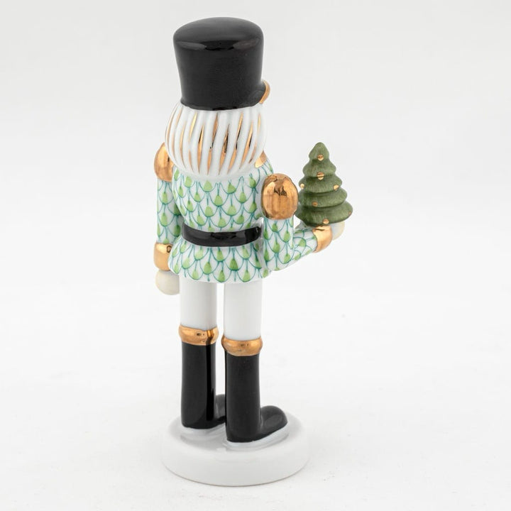 Herend Nutcracker With Christmas Tree Figurine Figurines Herend 