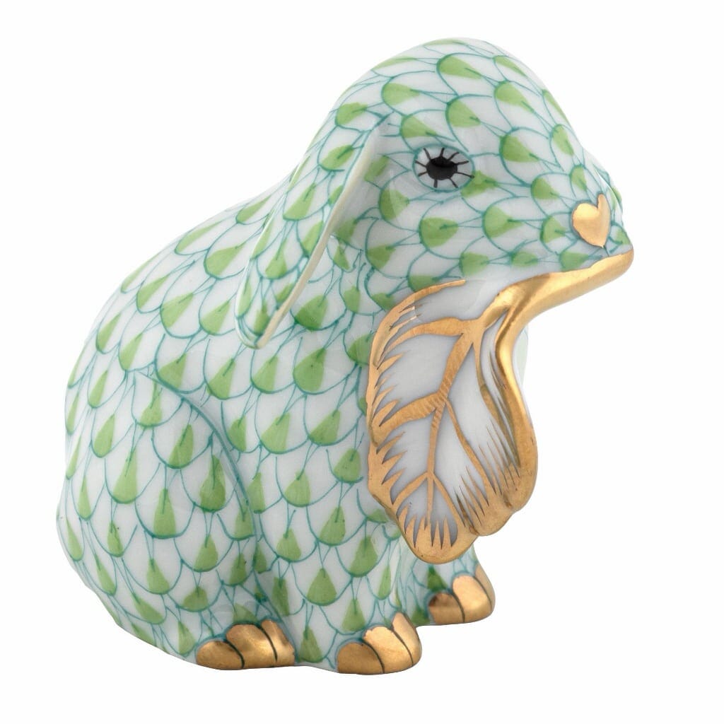 Herend Fall Bunny Figurine Figurines Herend Keylime 