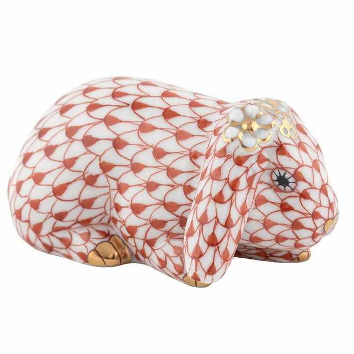 Herend Spring Bunny Figurine Figurines Herend Rust 