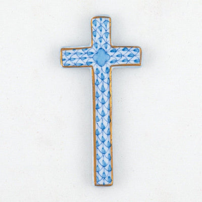 Herend Miniature Cross Figurines Herend Blue 
