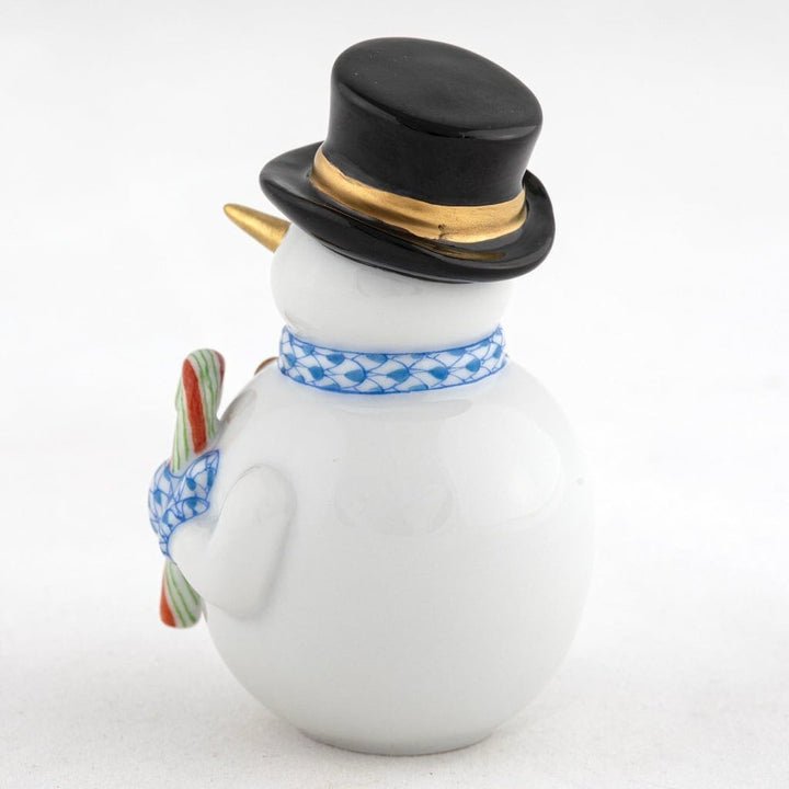 Herend Candy Cane Snowman Figurine Figurines Herend 